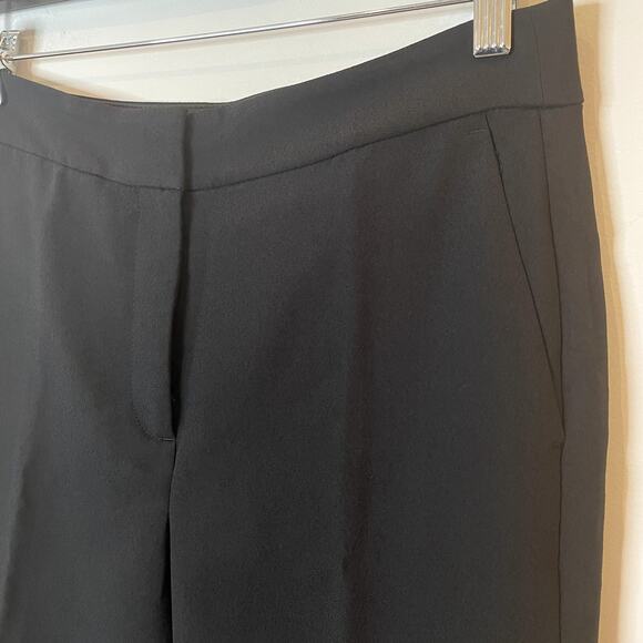 J.Crew Factory Crepe Straight Leg Cropped Pant Office RTO Date CG401 Black T4 - Picture 4 of 14